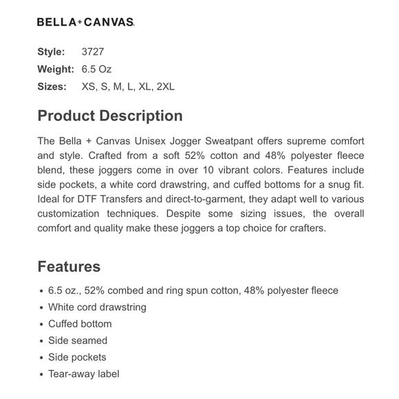 BELLA + CANVAS NEW Fleece Jogger Loungewear Sweatpants in Purple Maroon – Small - Picture 5 of 6